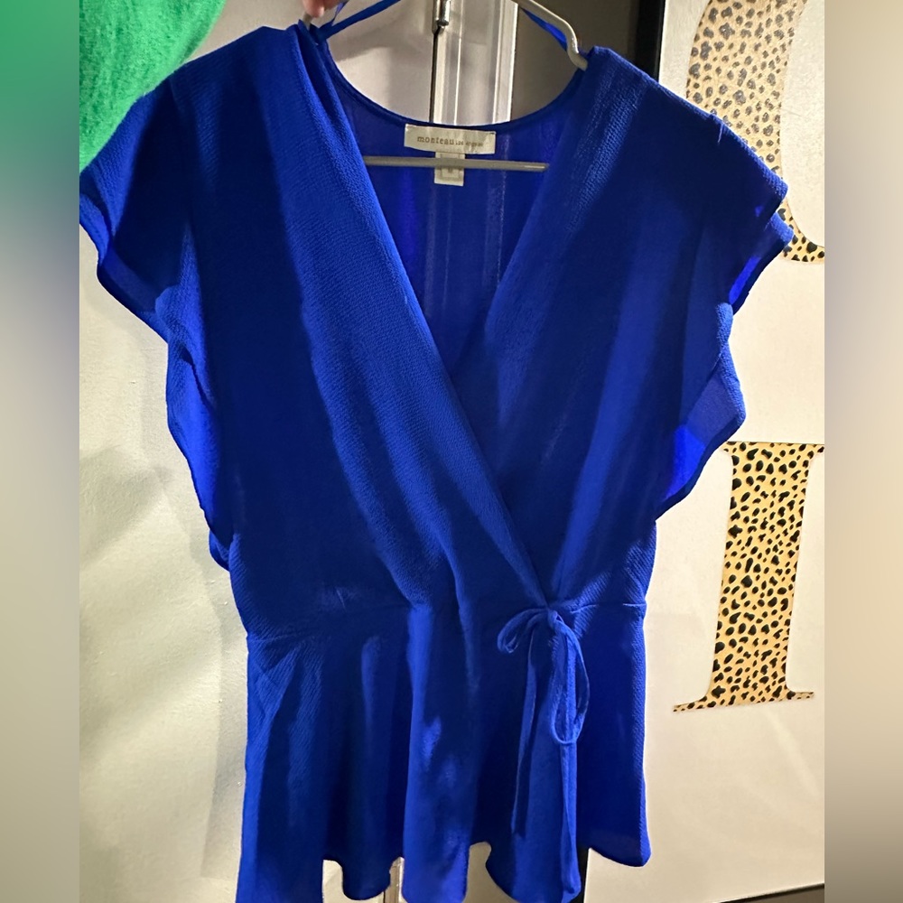 Bright Blue Blouse